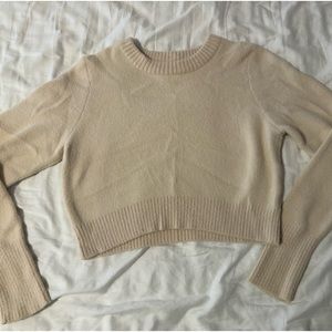 Altar’d State tan cashmere sweater